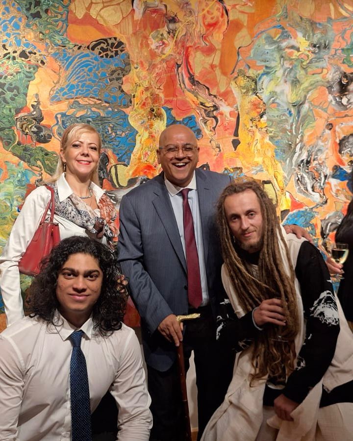 Attending my client’s Private Art Exhibition in London