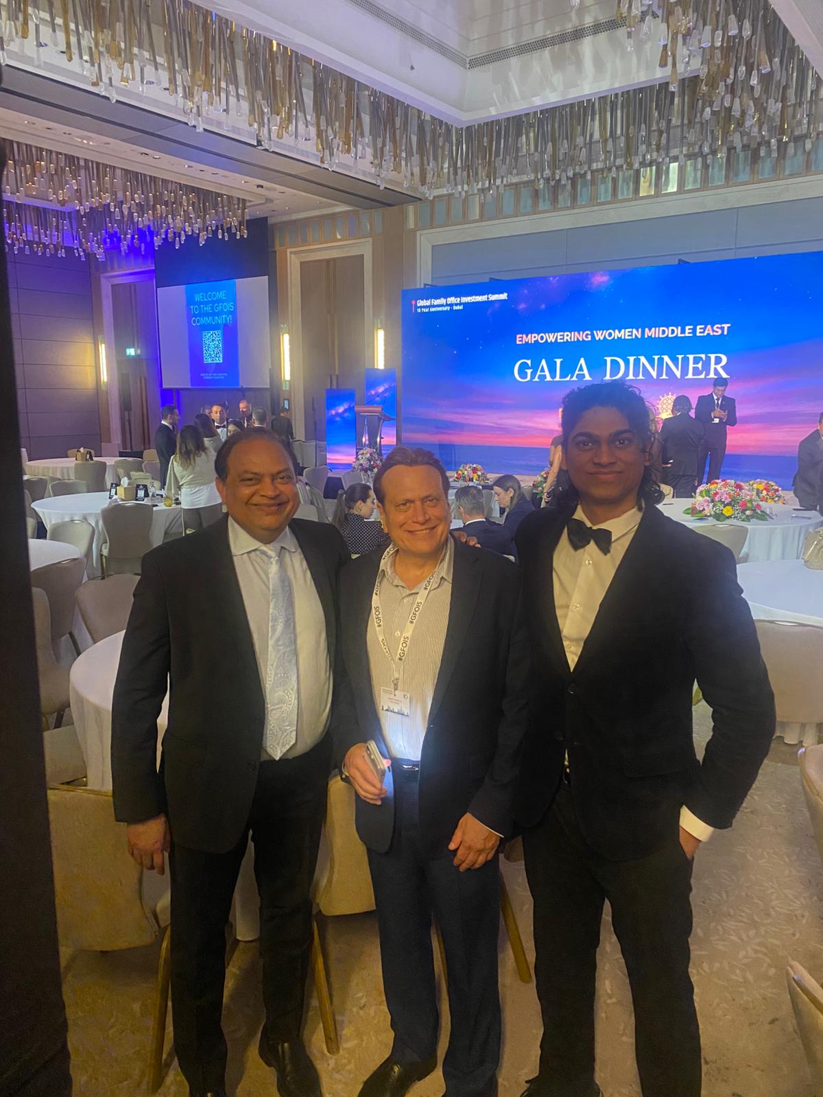 At Gala Dinner in Dubai
