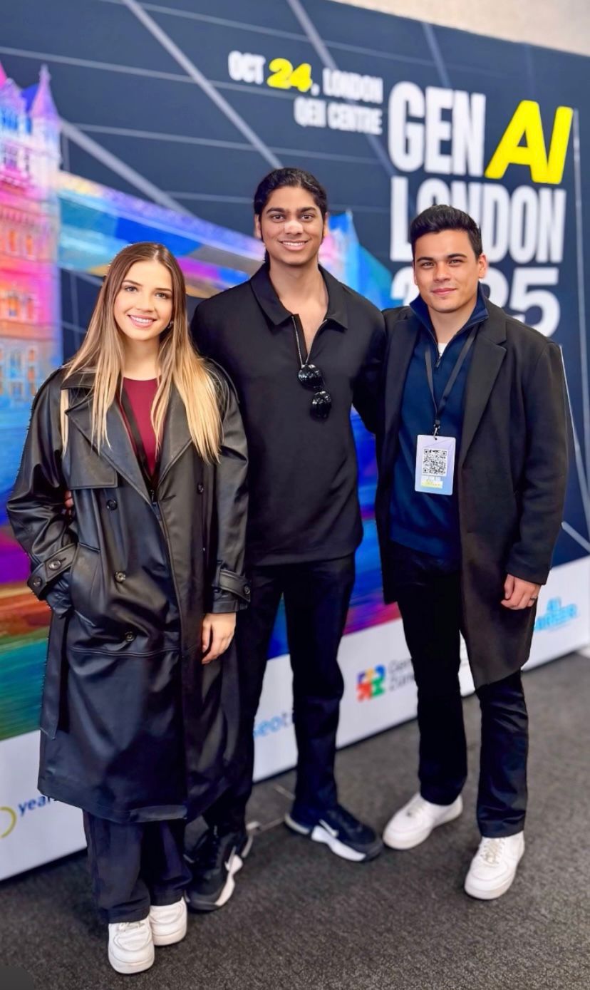 With some new friends at Gen AI London