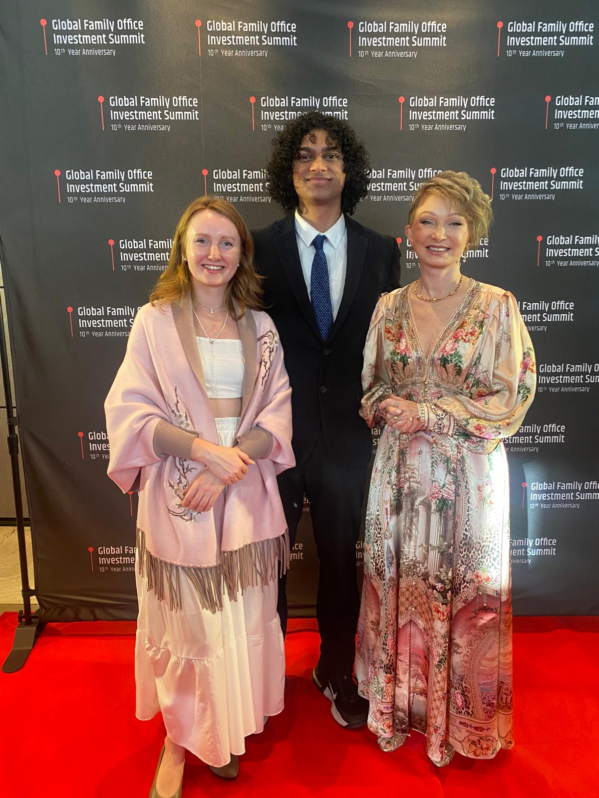 With Arina Arinnitti and Marina Rioni at GFOIS