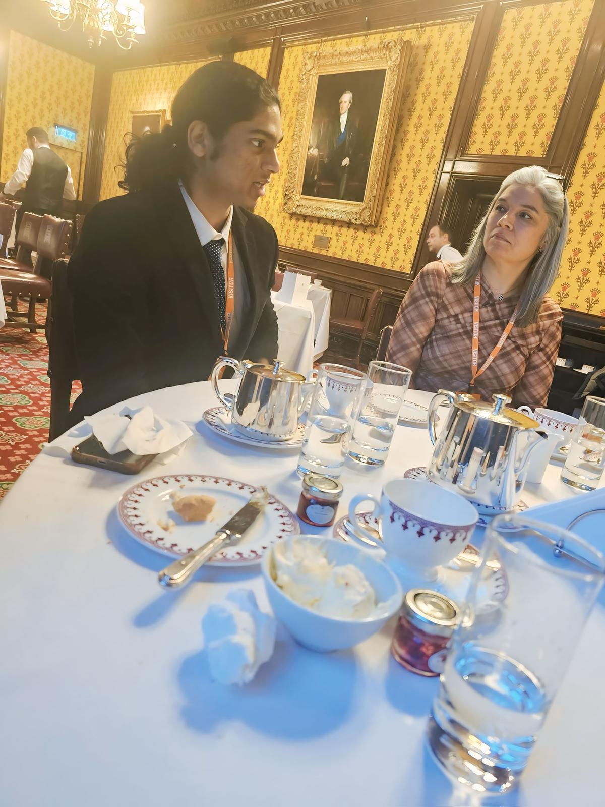 Afternoon Tea at the House of Lords with Sophie Newbound