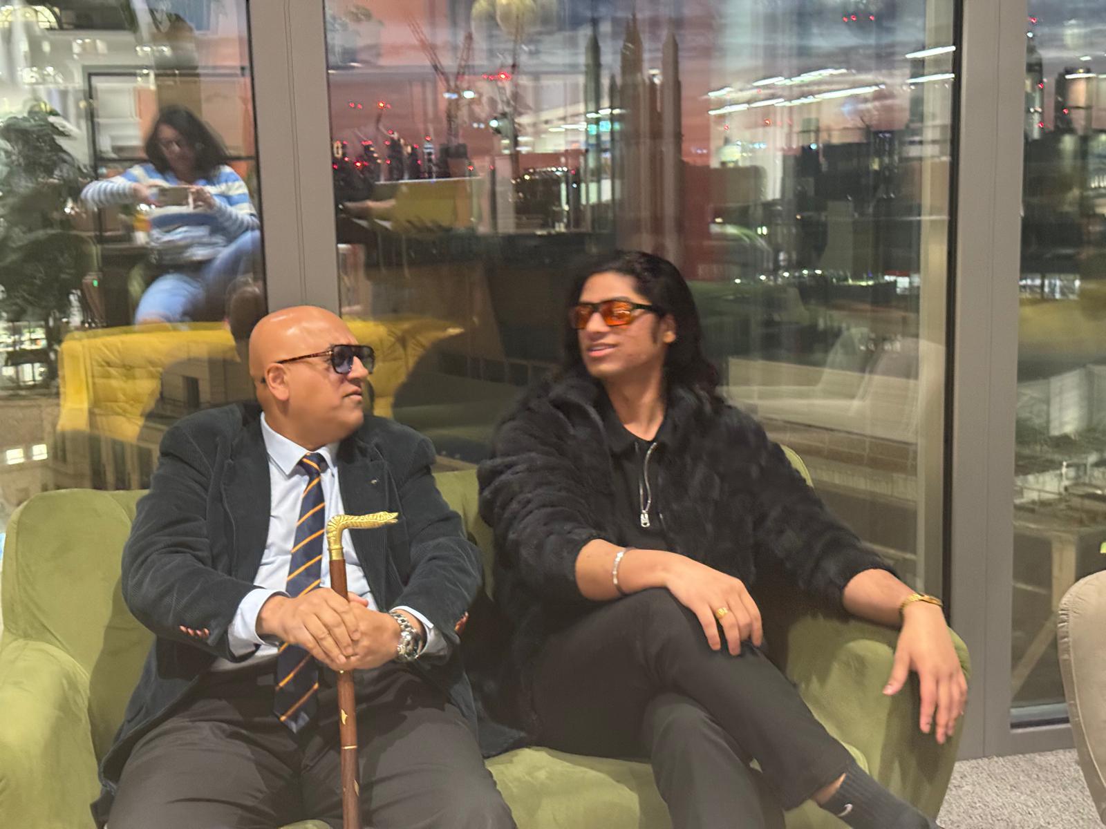 Shooting a promo with Balbir Judge at XCHG London