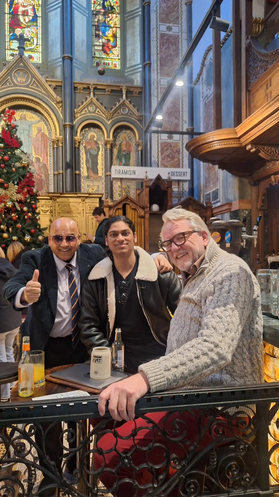 Meeting with Florian Bollen and Balbir Judge in London