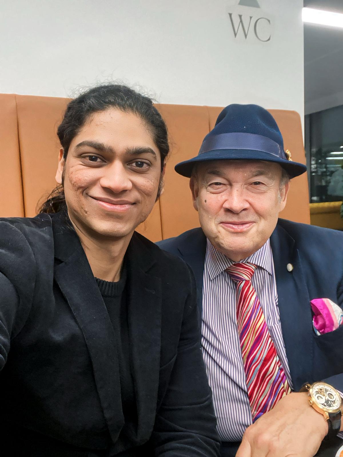 With Oliver Rothschild in City of London