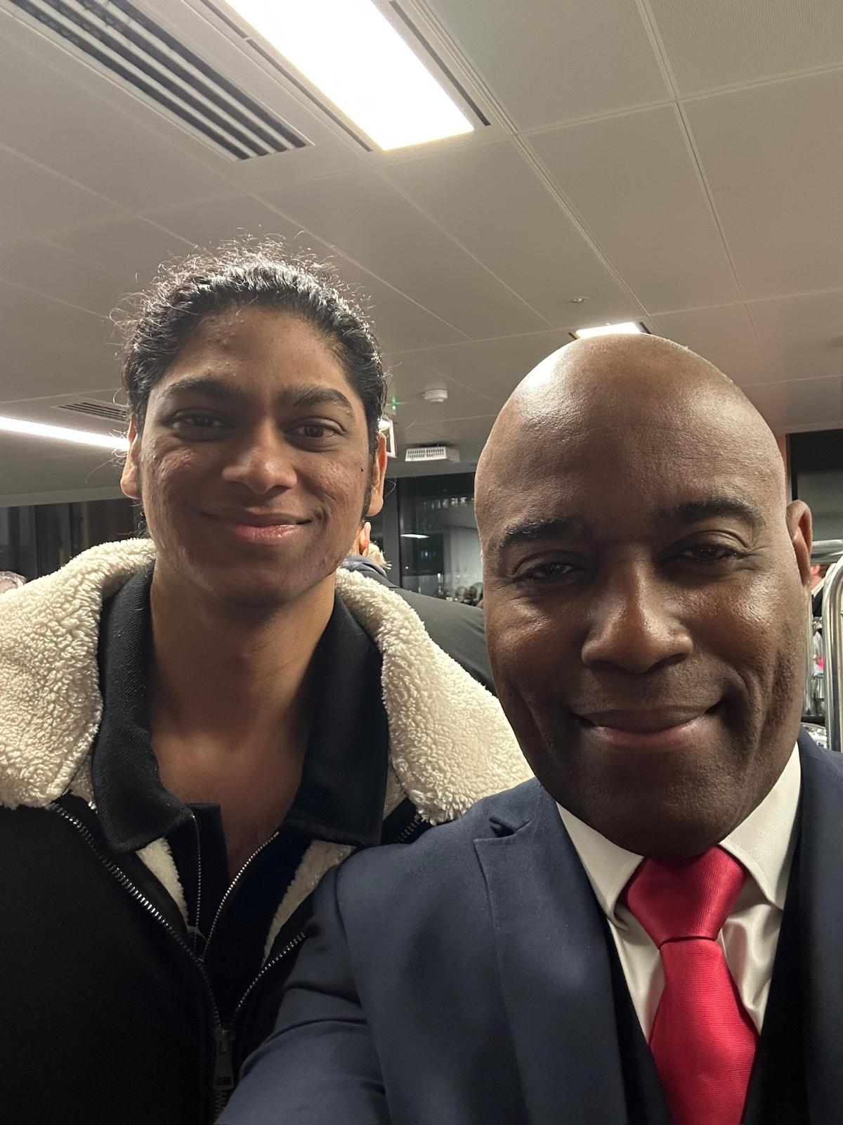 Prince Kamari Ademiluyi and I sneak a selfie