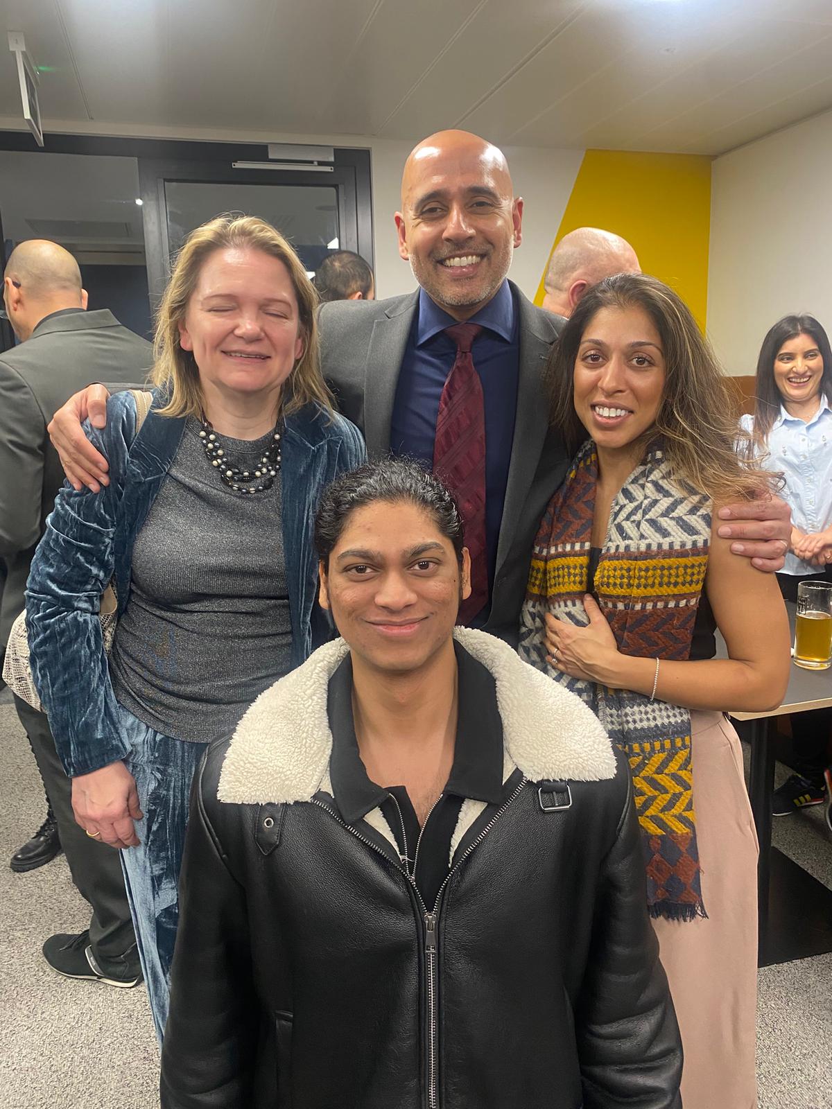 With Zeeshan Mallick at XCHG London